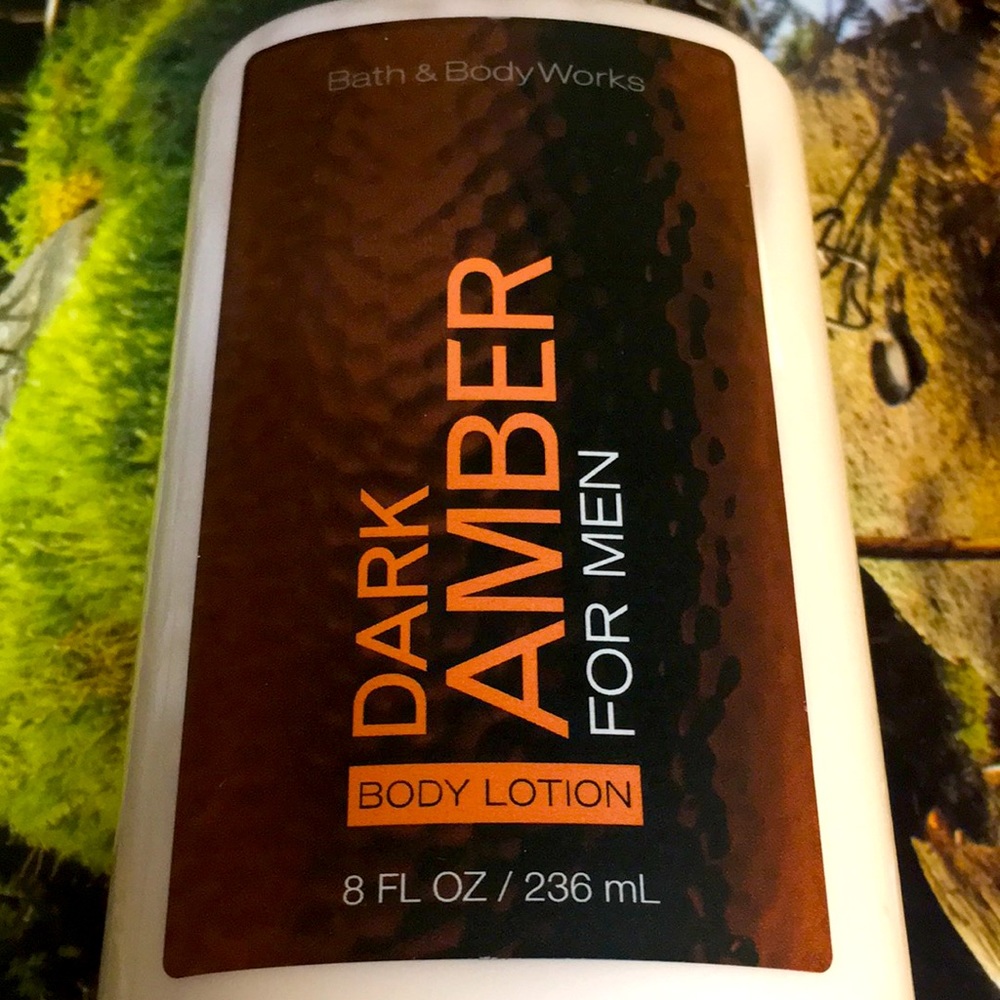 BBW Dark Amber Lotion Wash Set Bath & Body Works Lotion Hair Wash Lot HTF Rare - Picture 4 of 6